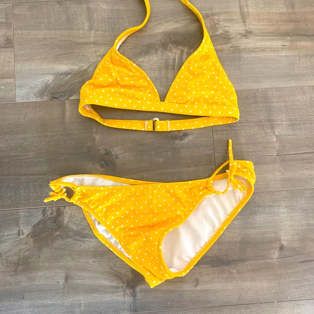 Itsy bitsy teeny weenie yellow polka dot bikini